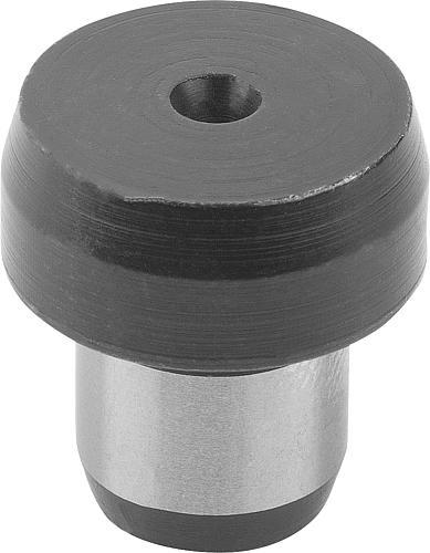 POSITIONSSTIFT ZYLINDRISCH D1=25,5 WERKZEUGSTAHL, BRÜNIERT, D2=16