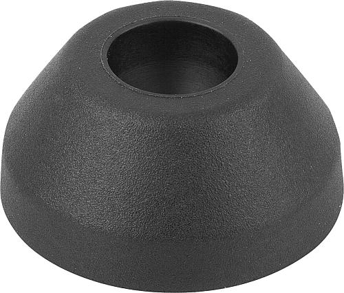 TELLER ANTISTATISCH, FORM:A, D=59, THERMOPLAST SCHWARZ