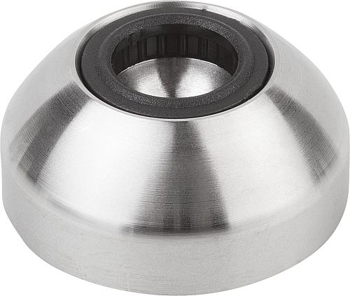 TELLER ANTI-SLIP-PLATTE, FORM:B EDELSTAHL, D=120
