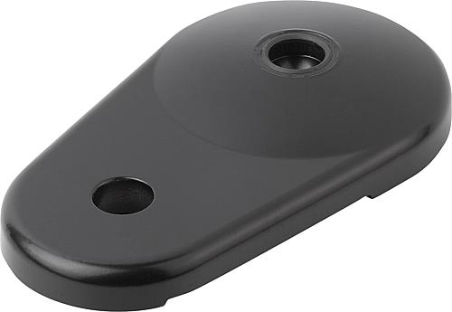 TELLER MIT AUSLEGER, FORM:D ZINK, ANTI-SLIP-PLATTE