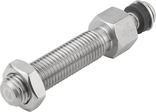 GEWINDESPINDEL FÜR STELLFÜßE D1=M20X200 EDELSTAHL
