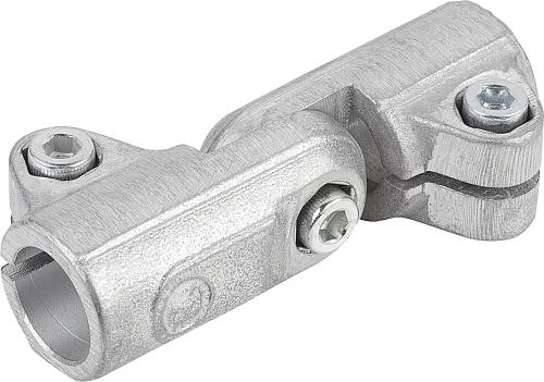 ROHRVERBINDER GELENK, FÜR RUNDROHRE, ALUMINIUM, KOMP:STAHL, A=40,15