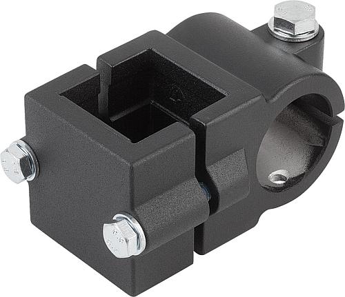 ROHRVERBINDER KREUZSTÜCK FÜR LINEAREINHEIT FORM:A, A=40, TYP=40, ALUMINIUM SC...