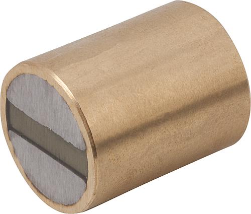 MAGNET STABGREIFER, RUND, D=32, FORM:A, SMCO, KOMP:MESSING