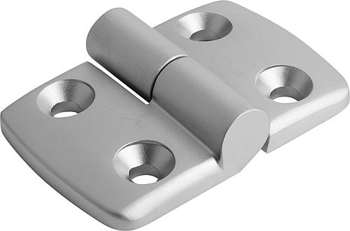 SCHARNIER AUSHÄNGBAR, LINKS 115X48, ALUMINIUM PULVERBESCHICHTET, KOMP:EDELSTA...