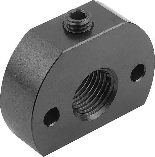 HALTESTÜCK, D1=M20X1,5, FORM:A, STAHL