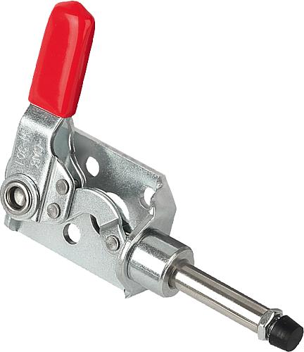 SCHUBSTANGENSPANNER MINI, OHNE KONSOLE, FORM:B, STAHL, KOMP:KUNSTSTOFF ROT