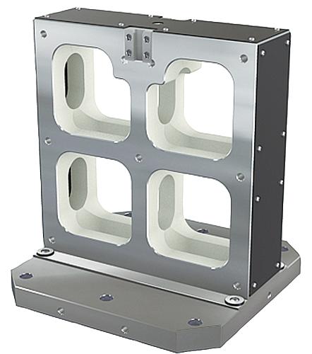 AUFSPANNWINKEL DOPPELSEITIG, FÜR WECHSELPLATTEN, L=800, L1=250, H=860, GJL300