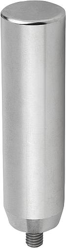 ZYLINDERGRIFF DREHBAR D=M08X12, D1=25, EDELSTAHL