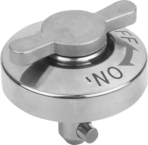 DREHSPANNRIEGEL MIT DREHKOPF, FLACH, D=8, L=23, EDELSTAHL, KOMP:EDELSTAHL, BO...