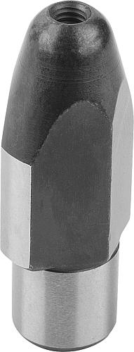 AUFNAHMEBOLZEN LANGE AUSFÜHRUNG, FORM:C, D1=20, D2=14, H=35,5, WERKZEUGSTAHL