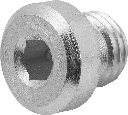 VERSCHLUSSSCHRAUBE OHNE ENTLÜFTUNG, D=55, M48X2, SW=24, AUTOM.STAHL VERZINKT