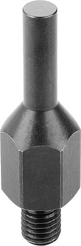 AUFLAGEBOLZEN STIFTFORM, FORM:A AUSSENGEWINDE D=M12, D1=8, H=60, SW=19, VERGÜ...