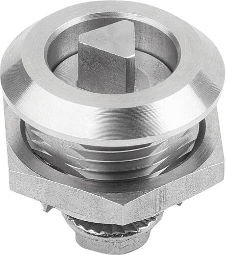 DREHRIEGEL, MIT DREIKANT 7MM, H=18, EDELSTAHL 1.4305