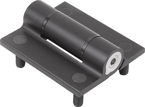SCHARNIER MIT EINSTELLBARER FRIKTION, FORM:B MIT GEWINDEBOLZEN D=M06 55X65, A...