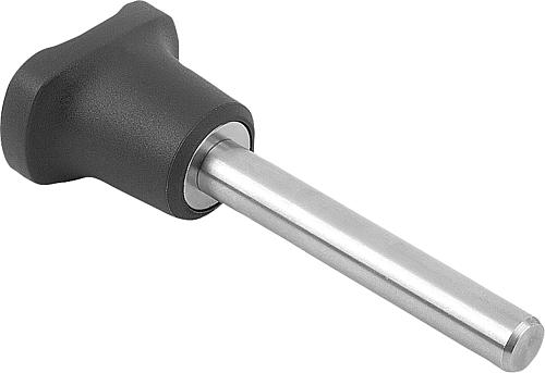 STECKBOLZEN MIT PILZGRIFF, M. MAGNET. AXIALSICHERUNG GR.3, D1=1/2 L=2.5INCH, ...