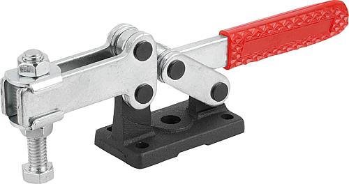 SCHNELLSPANNER, FUß WAAGRECHT, SCHWERE AUSFÜHRUNG, F2=6000, VERSTELLB. ANDRUC...