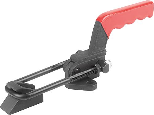 BÜGELSPANNER, HORIZONTAL MIT GEGENHALTER, SCHWERE AUSFÜHRUNG, F2=40000, STAHL...