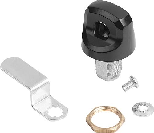 DREHRIEGEL MIT FREILAUF, MIT KNEBEL, H=22,4, A=42,4, ZINK VERZINKT UND PASSIV...