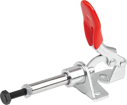 SCHUBSTANGENSPANNER, MIT KONSOLE, MINI, FORM:A, F2=500, EDELSTAHL BLANK, KOMP...