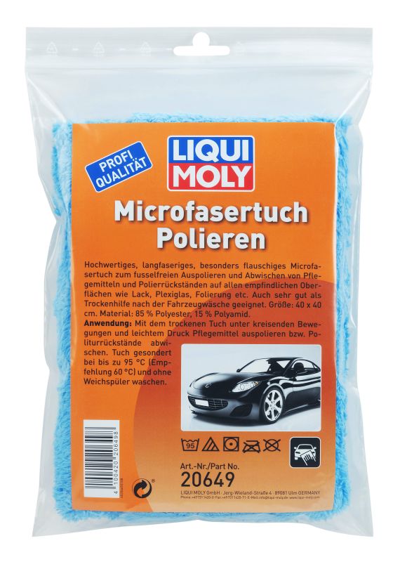 LIQUI MOLY Microfasertuch Polieren 1Stk 20649 Verpackungseinheit = 6 Stück