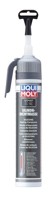 LIQUI MOLY Silikondichtmasse schwarz 200ml 6185 Verpackungseinheit = 6 Stück