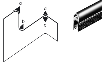 68714000 Kantenschutzprofil schwarz