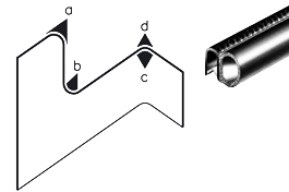 68715000 Kantenschutzprofil schwarz