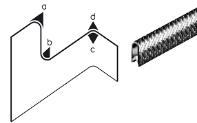 68703000 Kantenschutzprofil schwarz