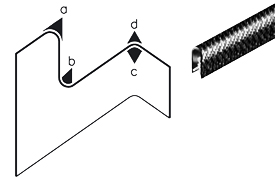 68702000 Kantenschutzprofil schwarz