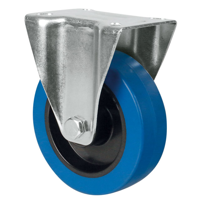 77743200 Bockrolle Gummi blau Ø200